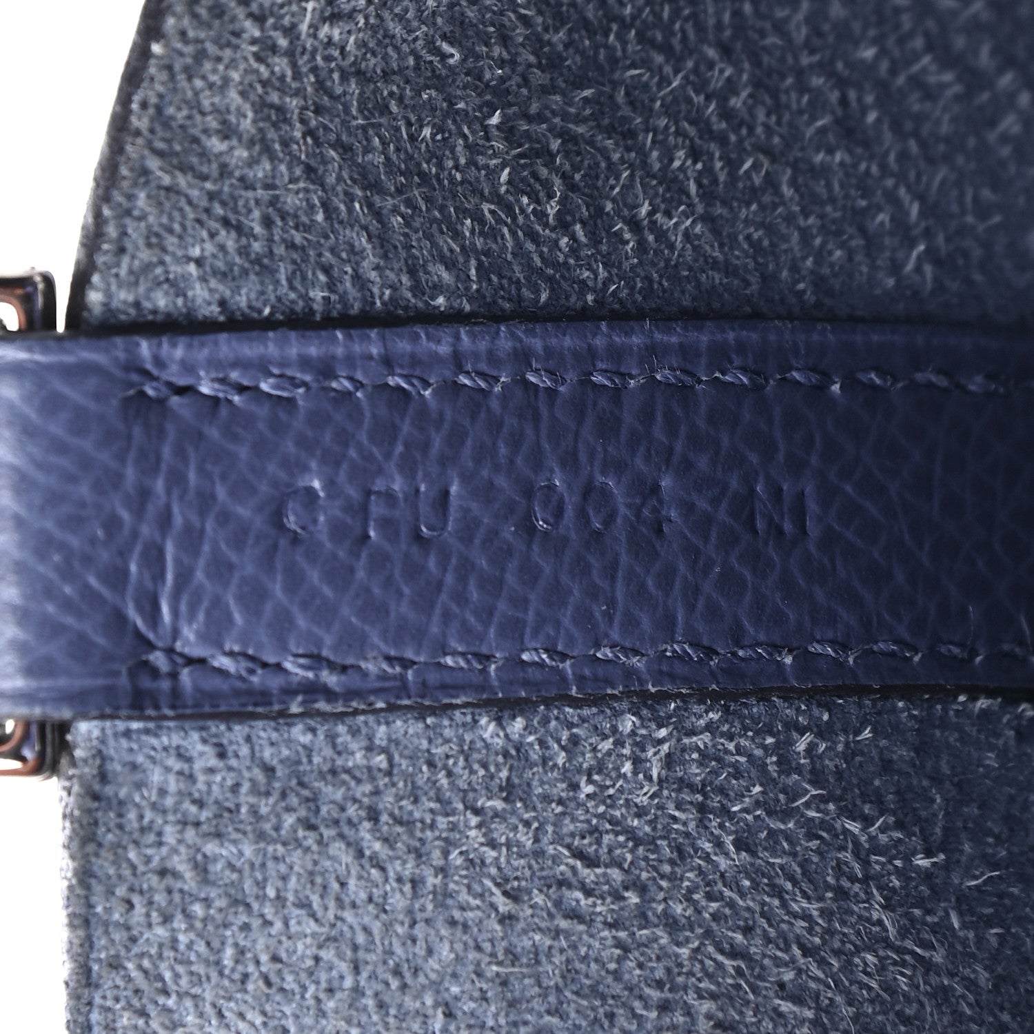 Hermes Epsom Tressage De Cuir Picotin Lock 18 PM Bleu Brighton Capucine Bleu Saphir 7 of 9