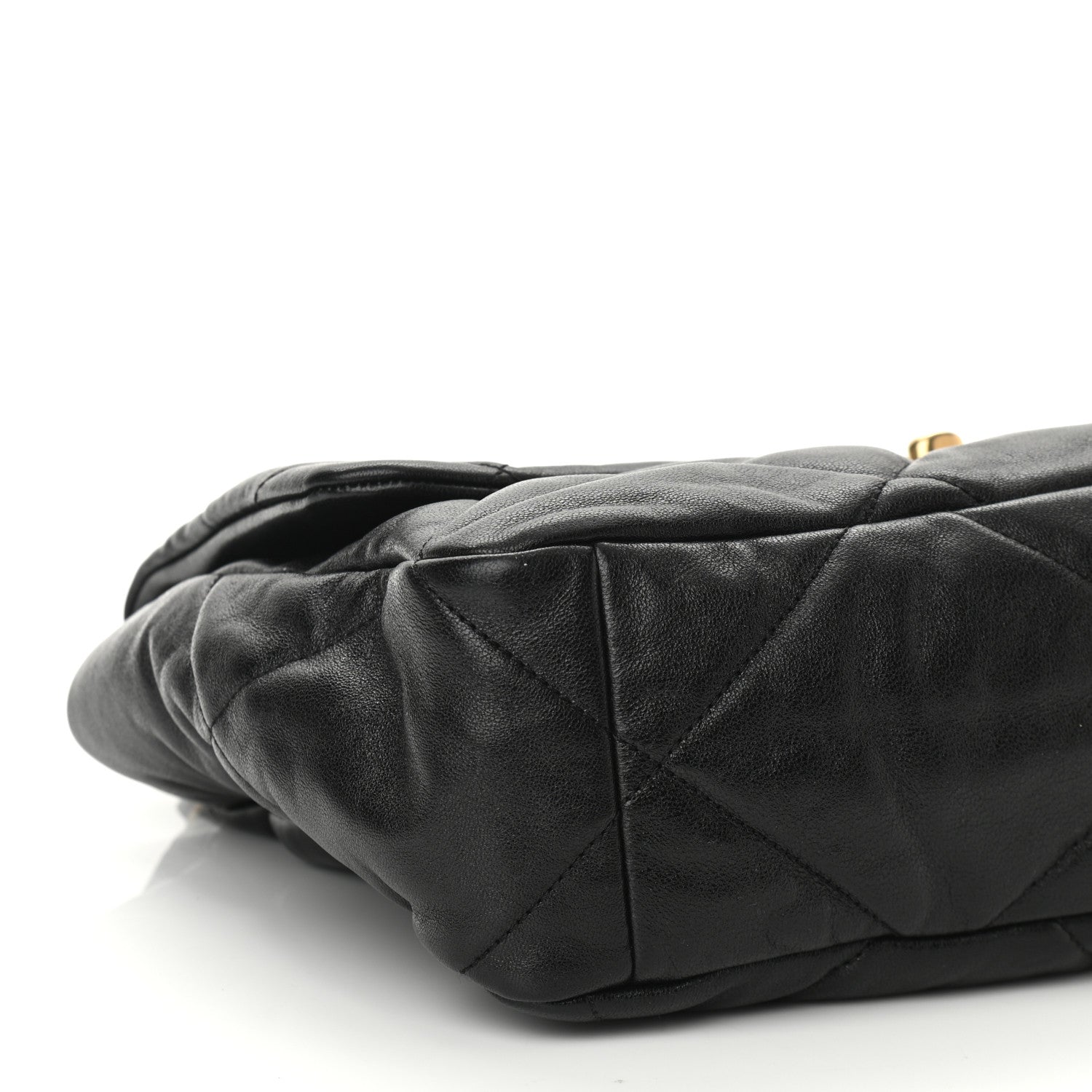 Chanel Lambskin Quilted Large Chanel 19 Flap Black 9 of 10