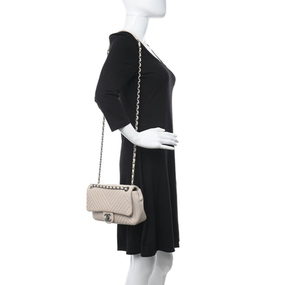 Chanel Lambskin Quilted Medium CC Crossing Flap Beige 2 of 11