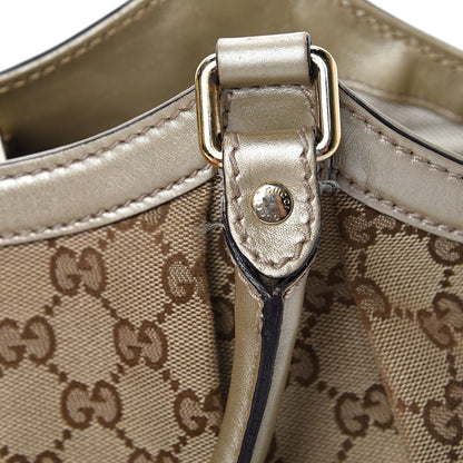 Gucci Monogram Medium Sukey Tote Champagne 18 of 22