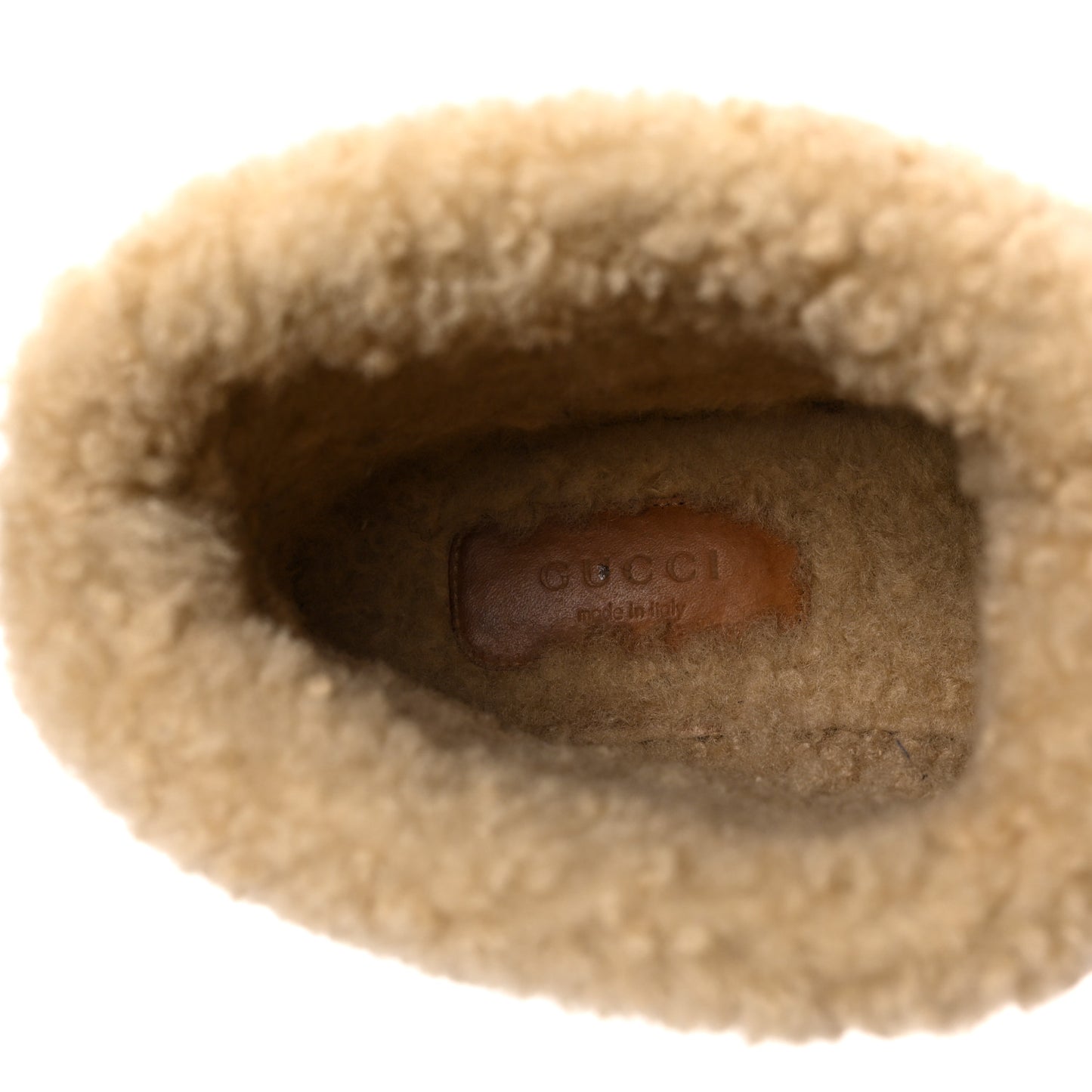 Canvas Wool Lame GG Monogram Womens Fria Horsebit Ankle Boots 38 Gardenia Silver Butterscotch