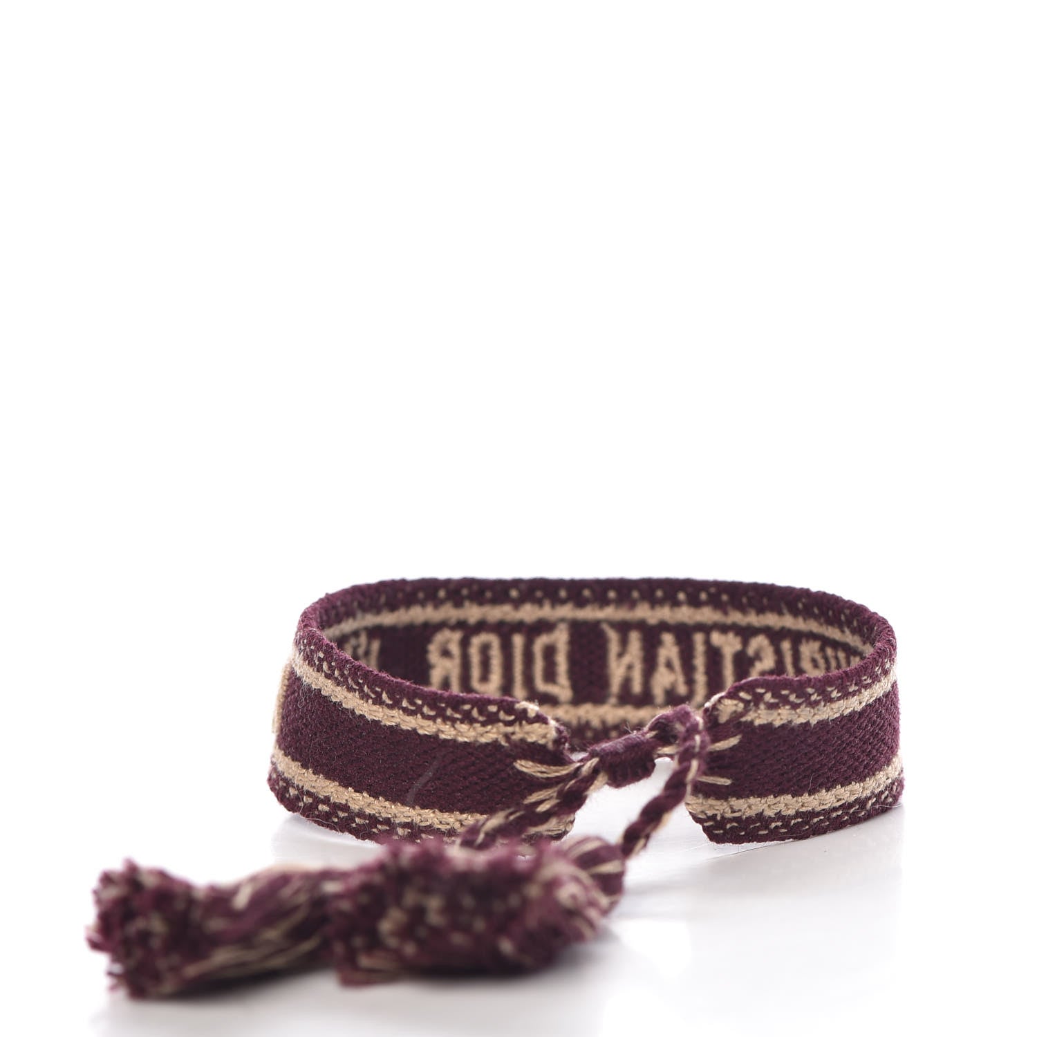 Christian Dior Woven Cotton J'Adior Friendship Bracelet Set 3 of 5