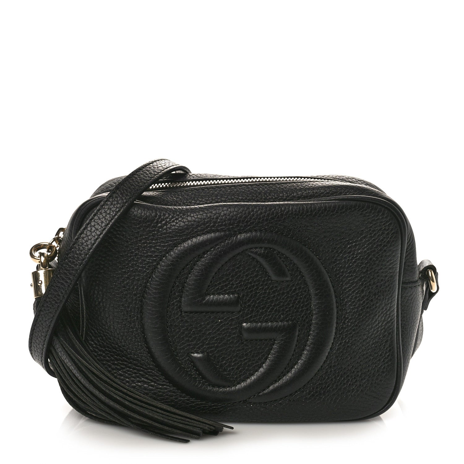 Gucci Pebbled Calfskin Small Soho Disco Bag Black 1 of 12