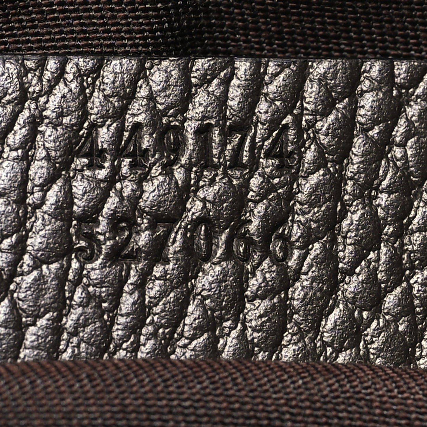 Monogram Dollar Calfskin Belt Bag Beige Ebony Testa di Moro Marrone Scuro