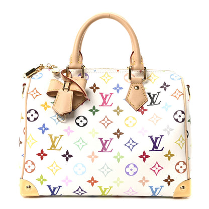 Louis Vuitton LV X TM Monogram Multicolor Speedy Bandouliere 25 White 1 of 10