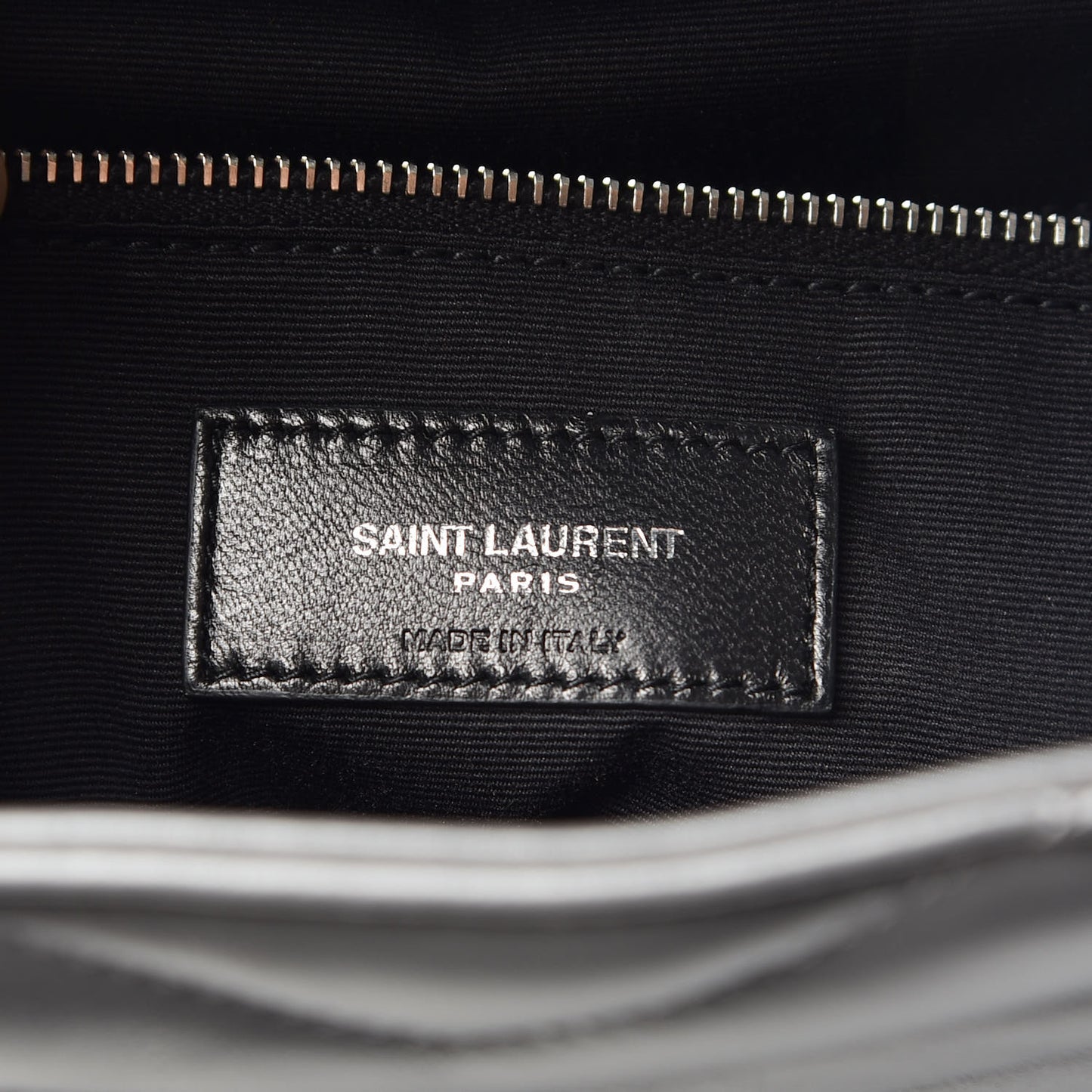 Calfskin Y Quilted Monogram Medium Loulou Backpack Asphalt