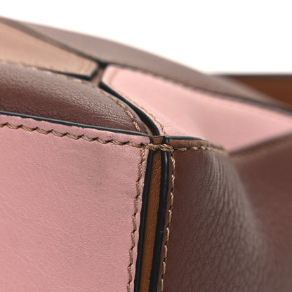 Loewe Calfskin Small Puzzle Bag Tan Medium Pink 11 of 11