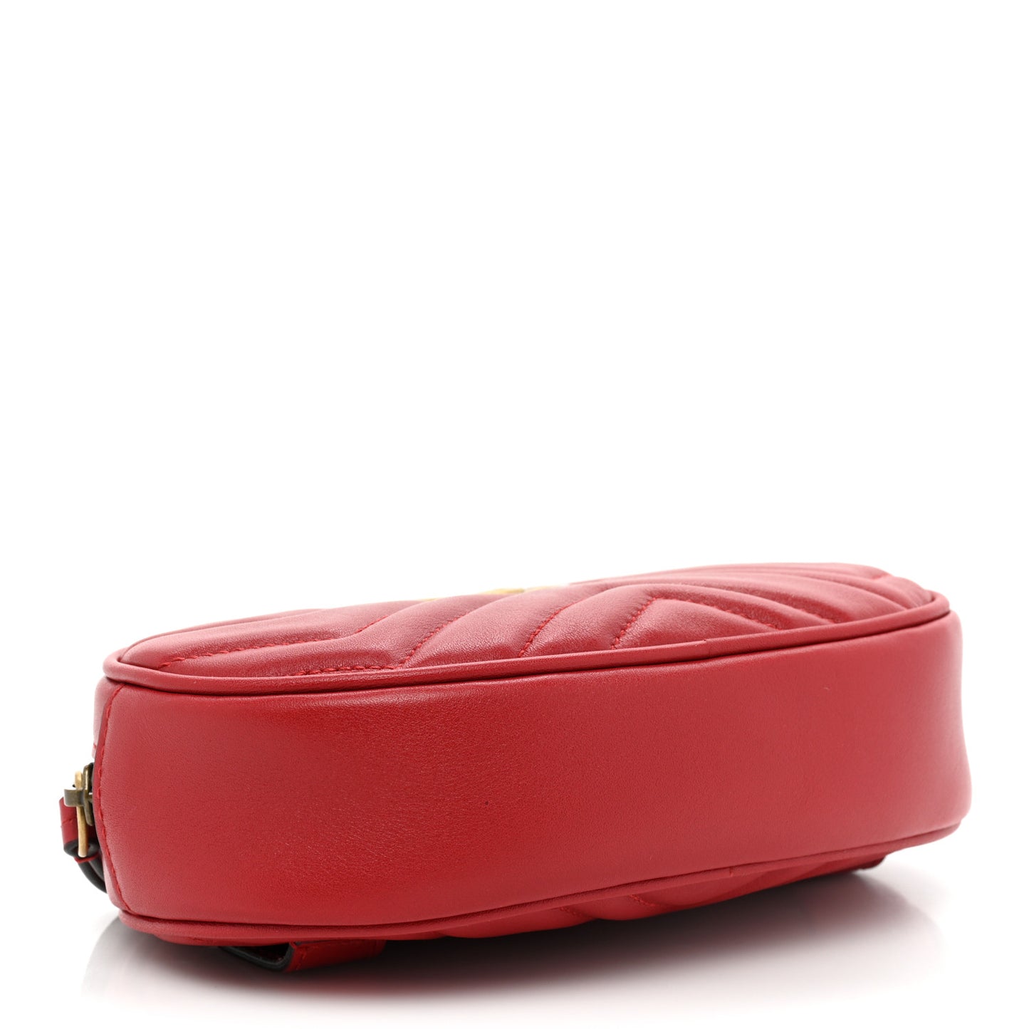 Calfskin Matelasse GG Marmont Belt Bag 85 34 Hibiscus Red