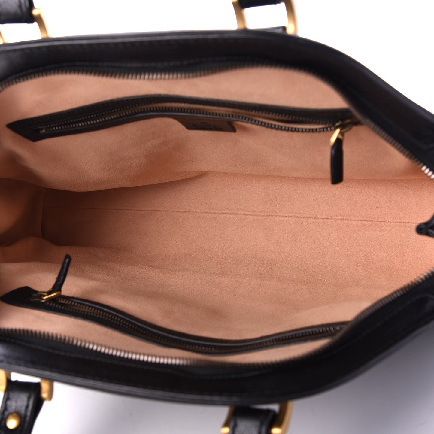 Calfskin Medium Re(Belle) Top Handle Bag Black
