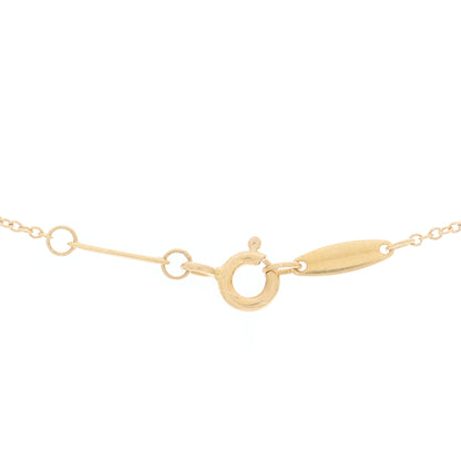 Tiffany 18K Yellow Gold Diamond .17ct Elsa Peretti Diamonds by the Yard Pendant Necklace 4 of 6