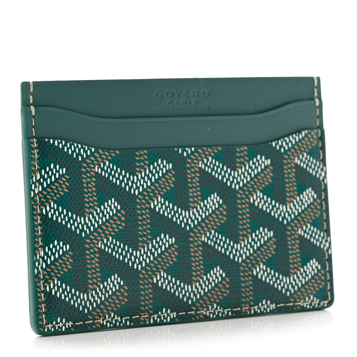 Goyardine Saint Sulpice Card Holder Green