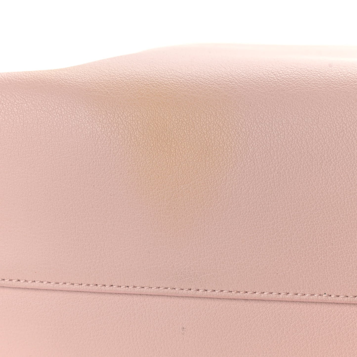 Calfskin Large Shopping Tote Pale Blush