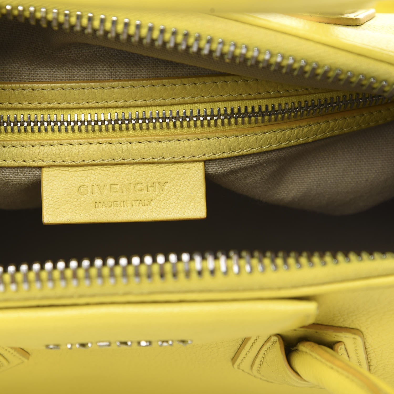Givenchy Sugar Goatskin Small Antigona Yellow 6 of 16