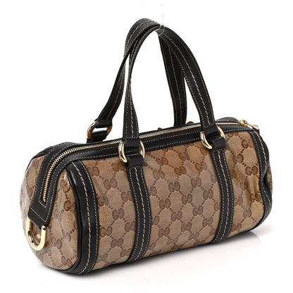 Gucci Crystal Monogram Duchessa Small Boston Bag Brown 2 of 9