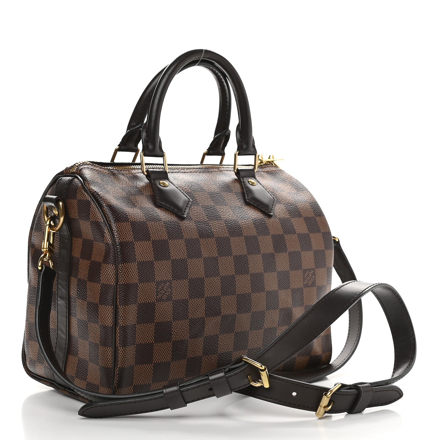 Louis Vuitton Damier Ebene Speedy Bandouliere 25 3 of 10