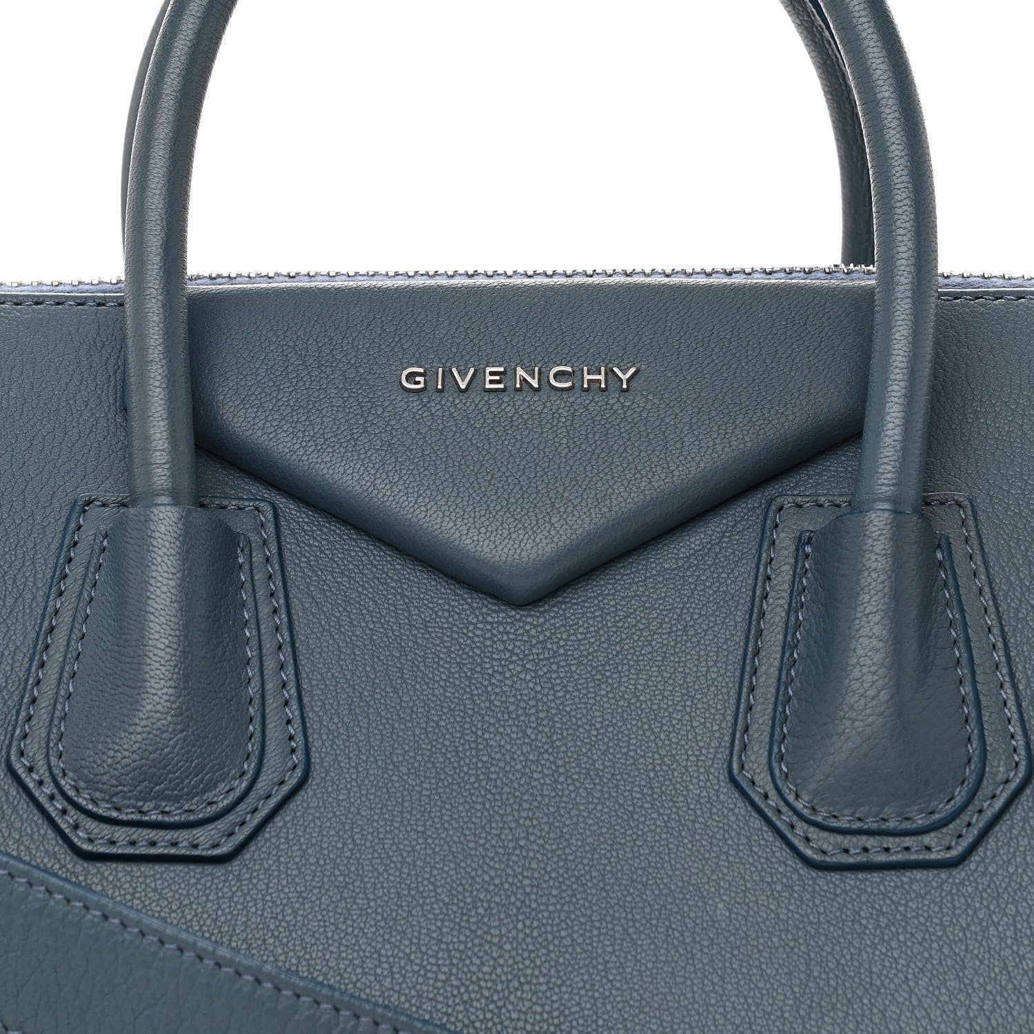 Givenchy Sugar Goatskin Medium Antigona Mineral Blue 8 of 13
