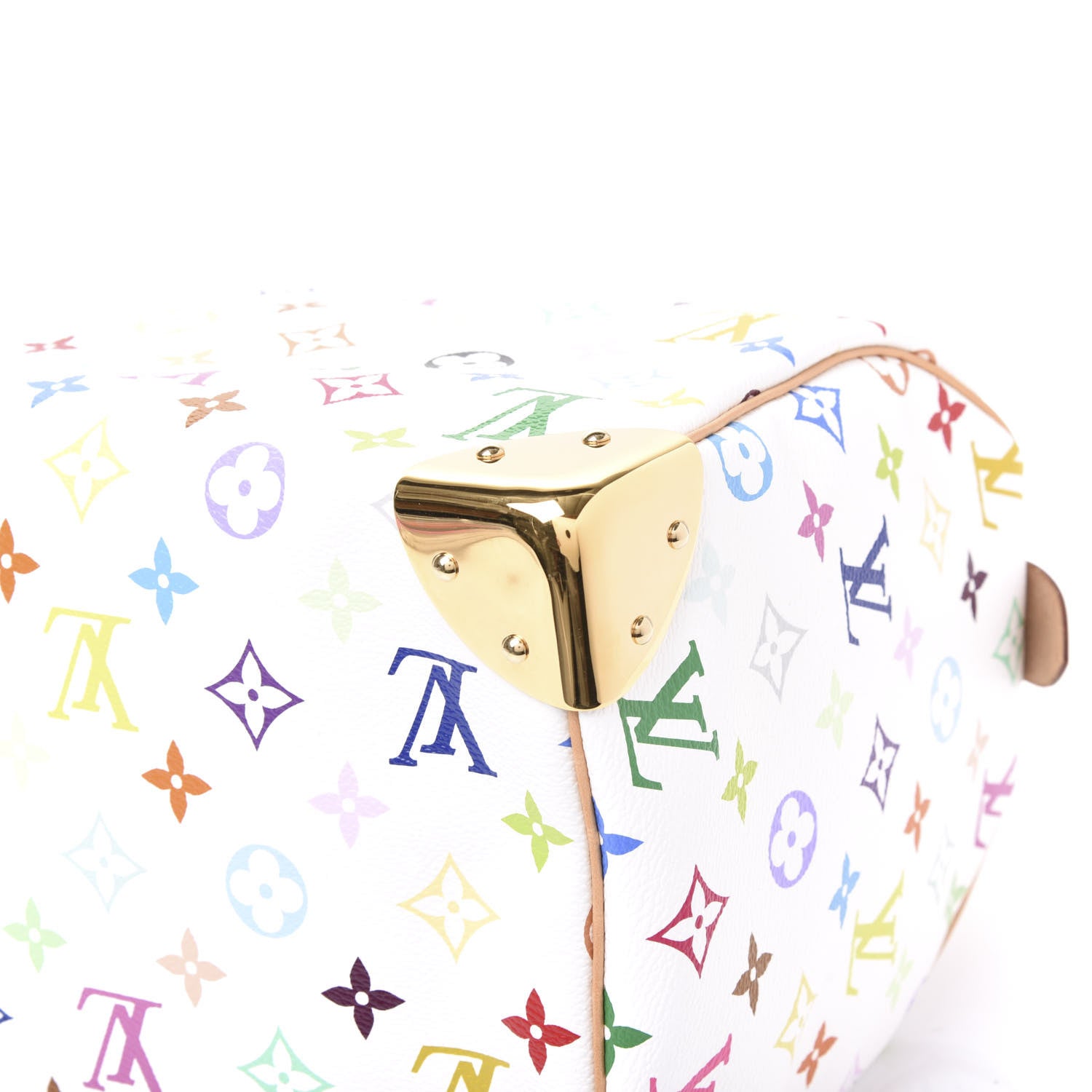 Louis Vuitton Monogram Multicolor Speedy 30 White 8 of 10