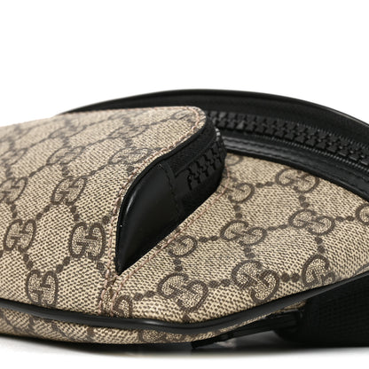 Gucci GG Supreme Monogram Belt Bag Black 9 of 10