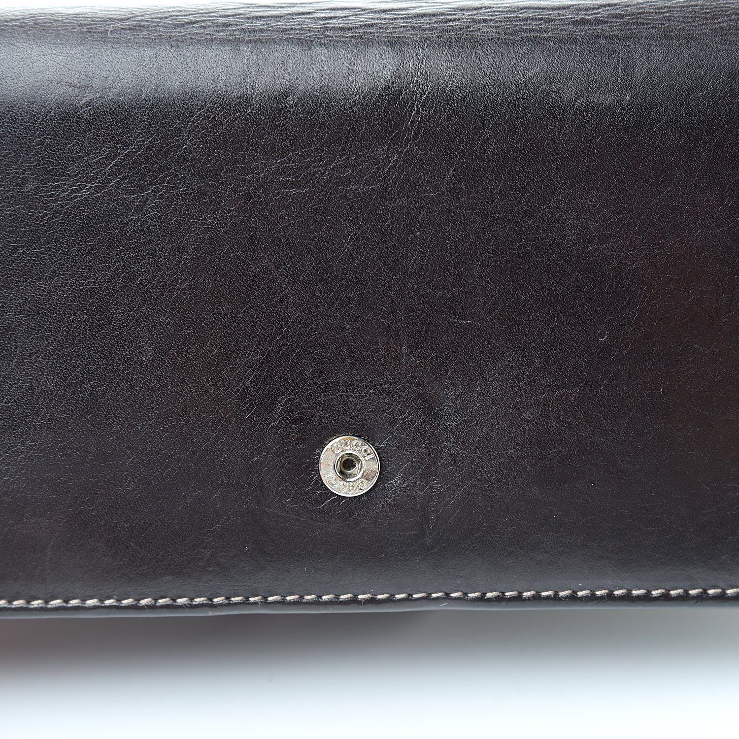 Gucci Calfskin Britt Continental Wallet Brown 9 of 12