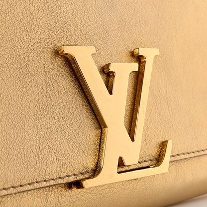 Louis Vuitton Calfskin Neo Sobe Louise EW Clutch Gold 7 of 8
