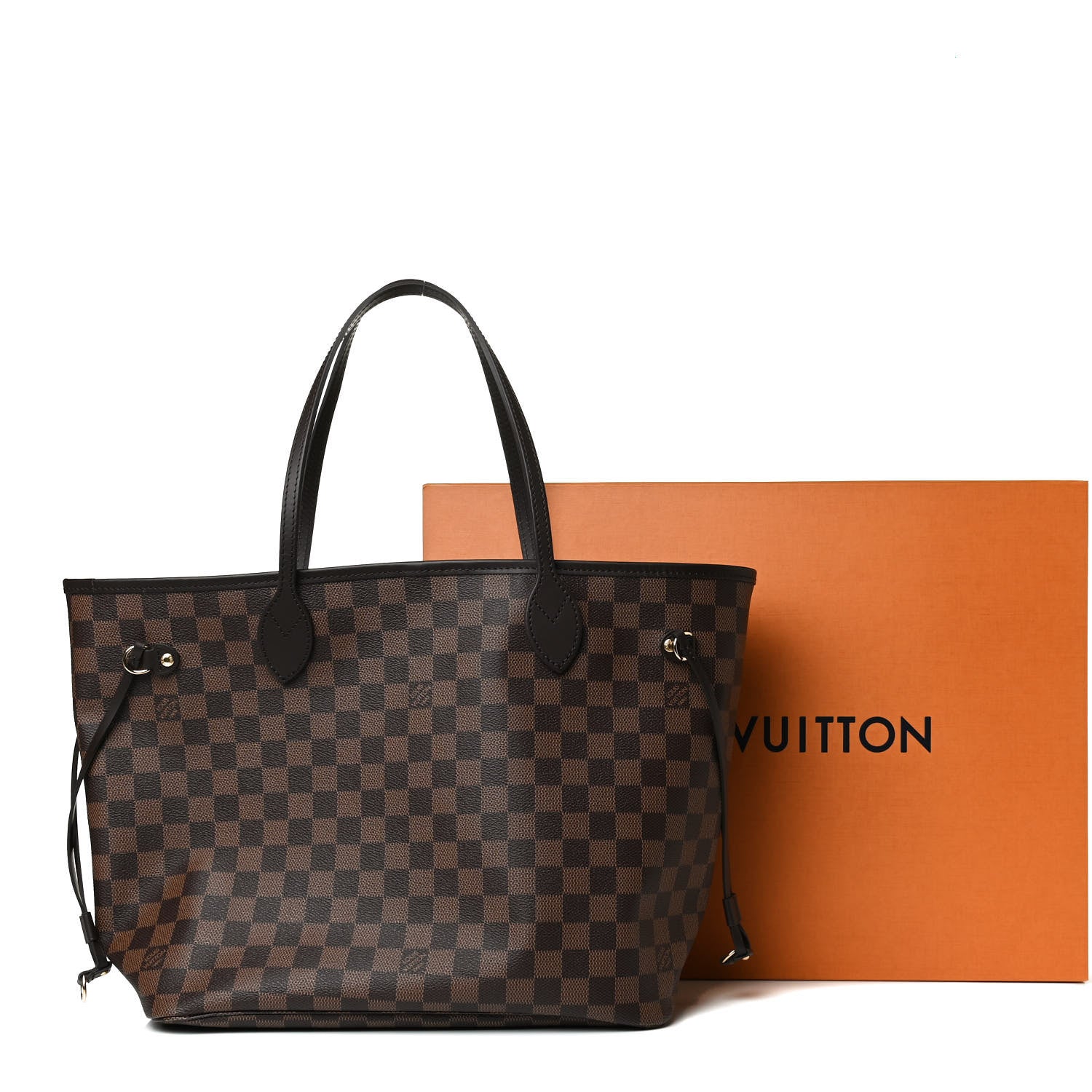 Louis Vuitton Damier Ebene Neo Neverfull MM Rose Ballerine 10 of 10