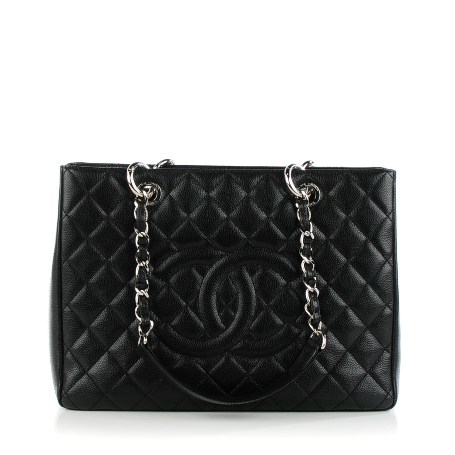 Chanel Caviar Quilted Grand Shopping Tote GST Black 1 of 8