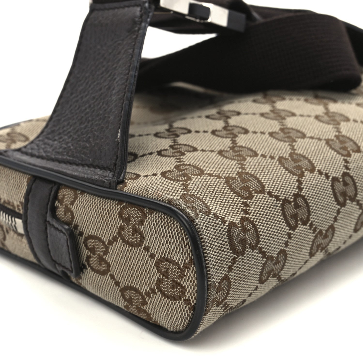 Gucci Monogram Belt Bag Dark Brown 13 of 14