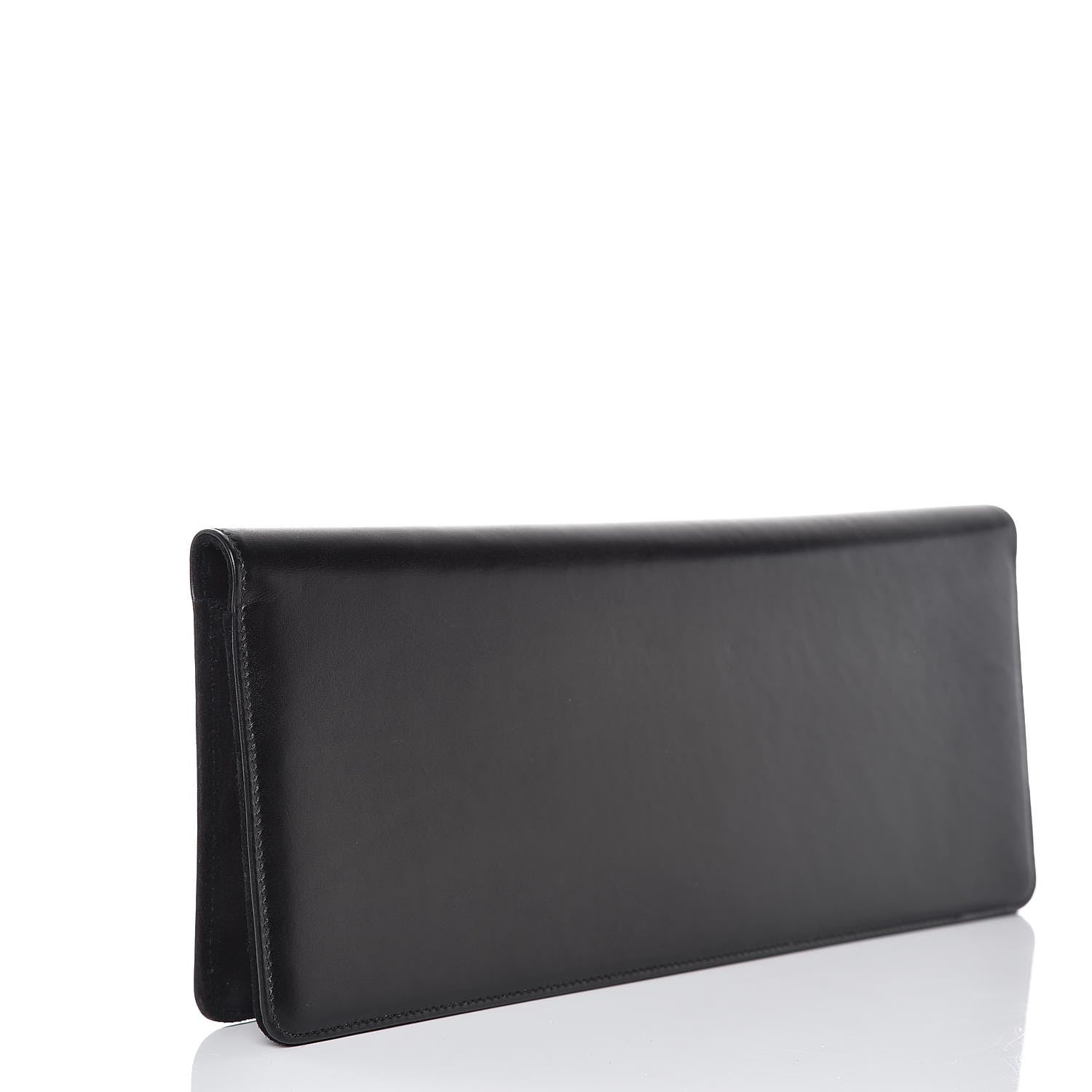 Saint Laurent Veau Leather Suede Travel Wallet Black 3 of 7