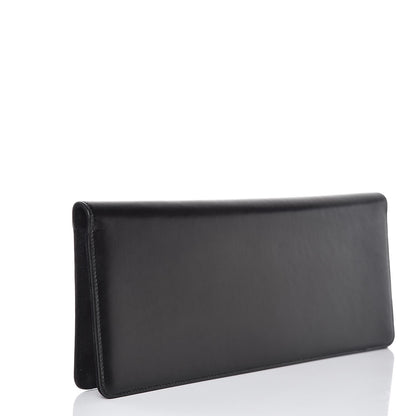 Saint Laurent Veau Leather Suede Travel Wallet Black 3 of 7