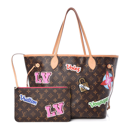 Louis Vuitton Monogram Travel Stickers Neverfull MM 1 of 10