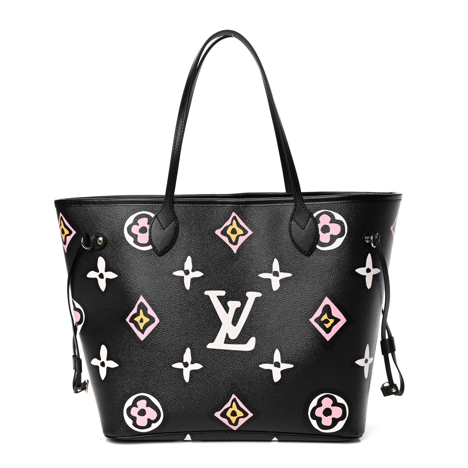 Louis Vuitton Monogram Giant Wild At Heart Neverfull MM Black 1 of 4
