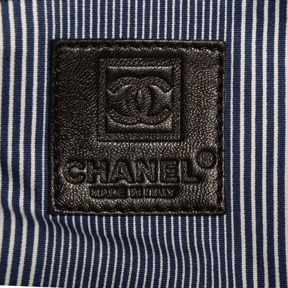 Chanel Coated Canvas Sport Duffle Dark Blue 6 of 7