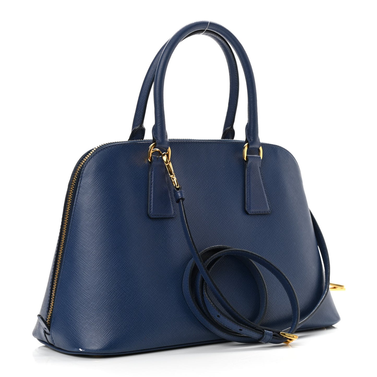 Saffiano Lux Medium Promenade Tote Bluette