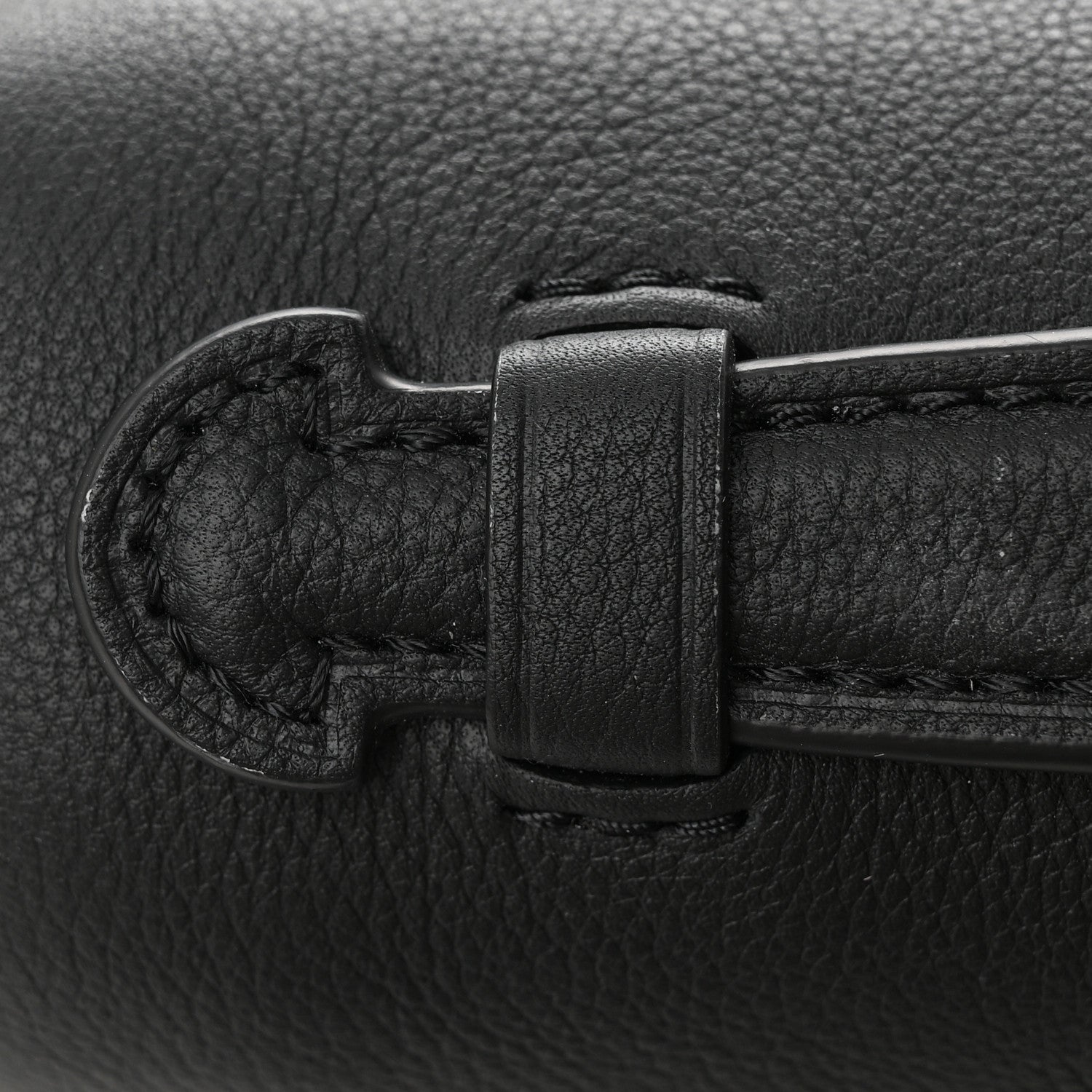 Louis Vuitton Grained Calfskin Lockme Oxford Black 13 of 13