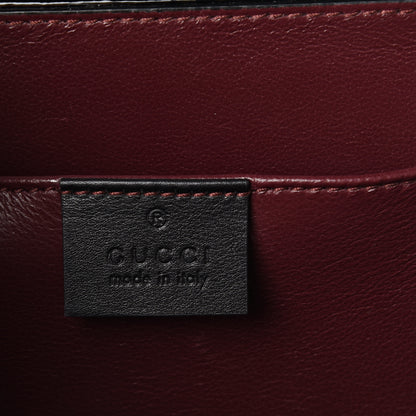 Gucci Mousse Top Patent Mini Sylvie 1969 Top Handle Bag Black 5 of 11