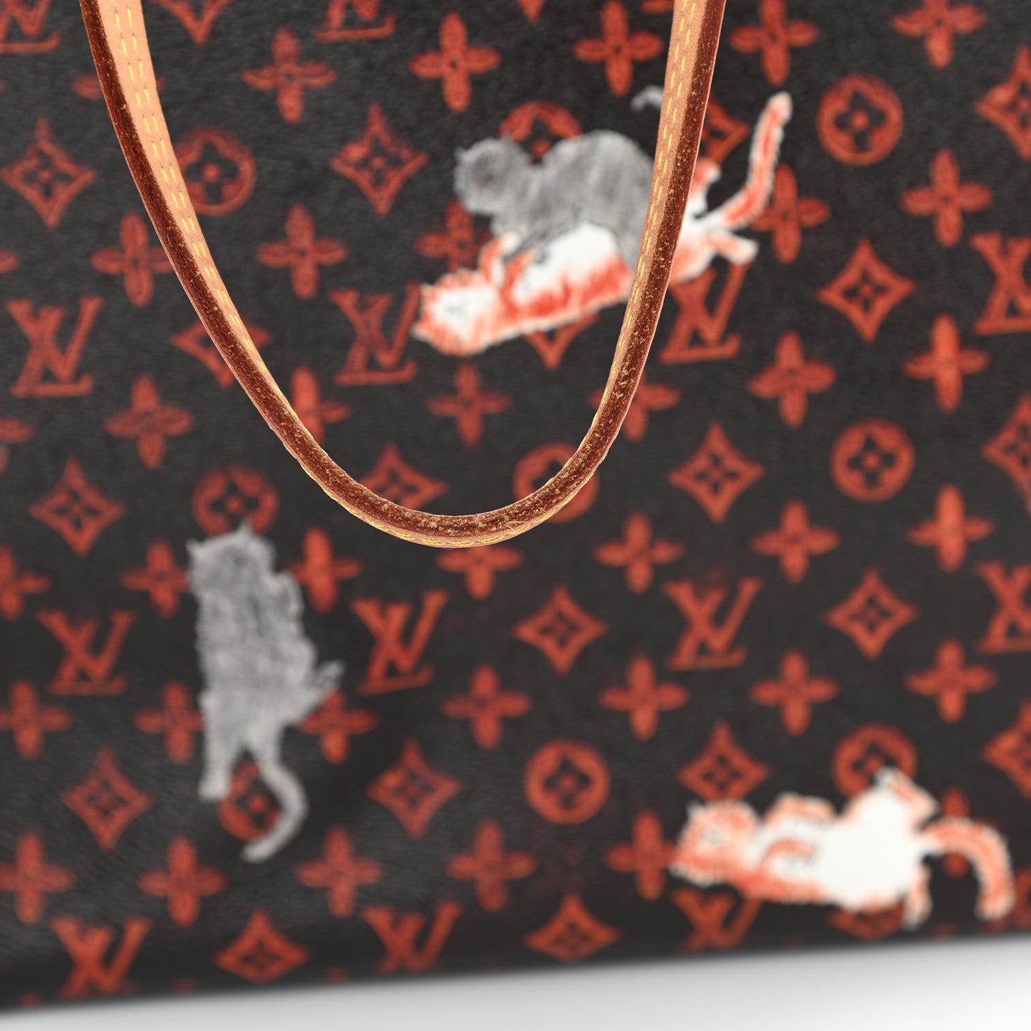 Louis Vuitton Catogram Neverfull MM Marron 12 of 16