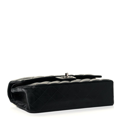 Chanel Lambskin Quilted Medium Double Flap Black 4 of 9