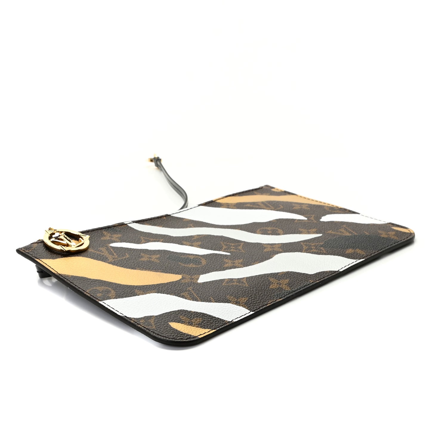 X LOL Monogram Neverfull MM GM Pochette Gold Silver