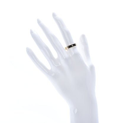 Cartier 18K Yellow Gold Diamond 4mm LOVE Wedding Band Ring 54 6.75 2 of 5