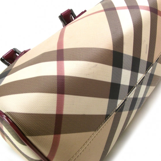 Nova Check Chester Bowling Bag Raspberry Sorbet