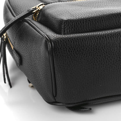 Gucci Pebbled Calfskin Soho Chain Backpack Black 8 of 9