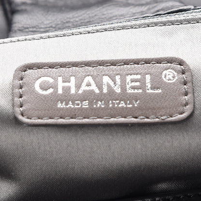 Chanel Lambskin Patent Calfskin Brooklyn Patchwork Flap Black 6 of 7