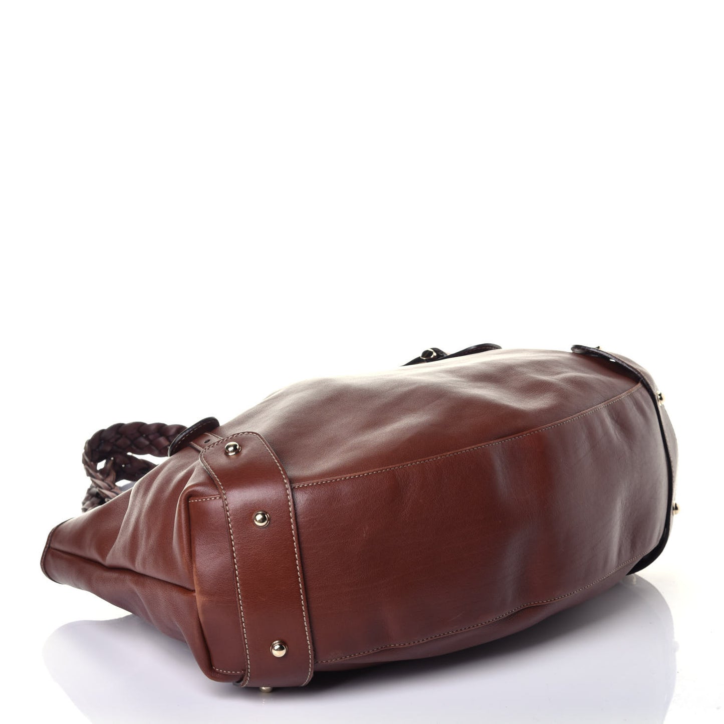 Calfskin Pelham Shoulder Bag Brown