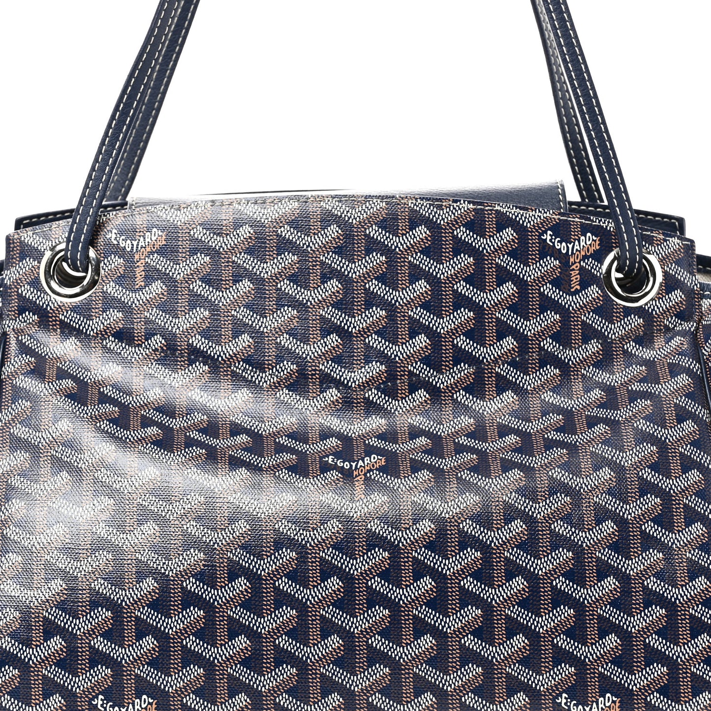 Goyardine Rouette PM Blue Marine