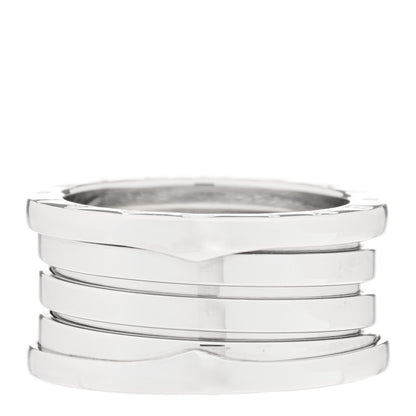 Bulgari 18K White Gold B.Zero1 Four-Band Ring 56 7.5 3 of 5