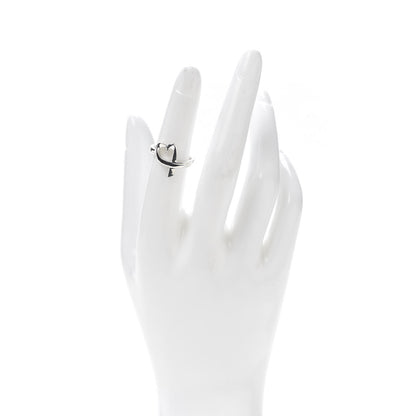 Tiffany Sterling Silver Paloma Picasso Loving Heart Ring 50 5.5 2 of 5