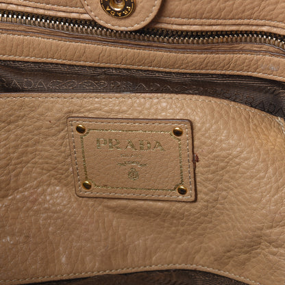Prada Vitello Daino Side Pocket Tote Sughero 6 of 11