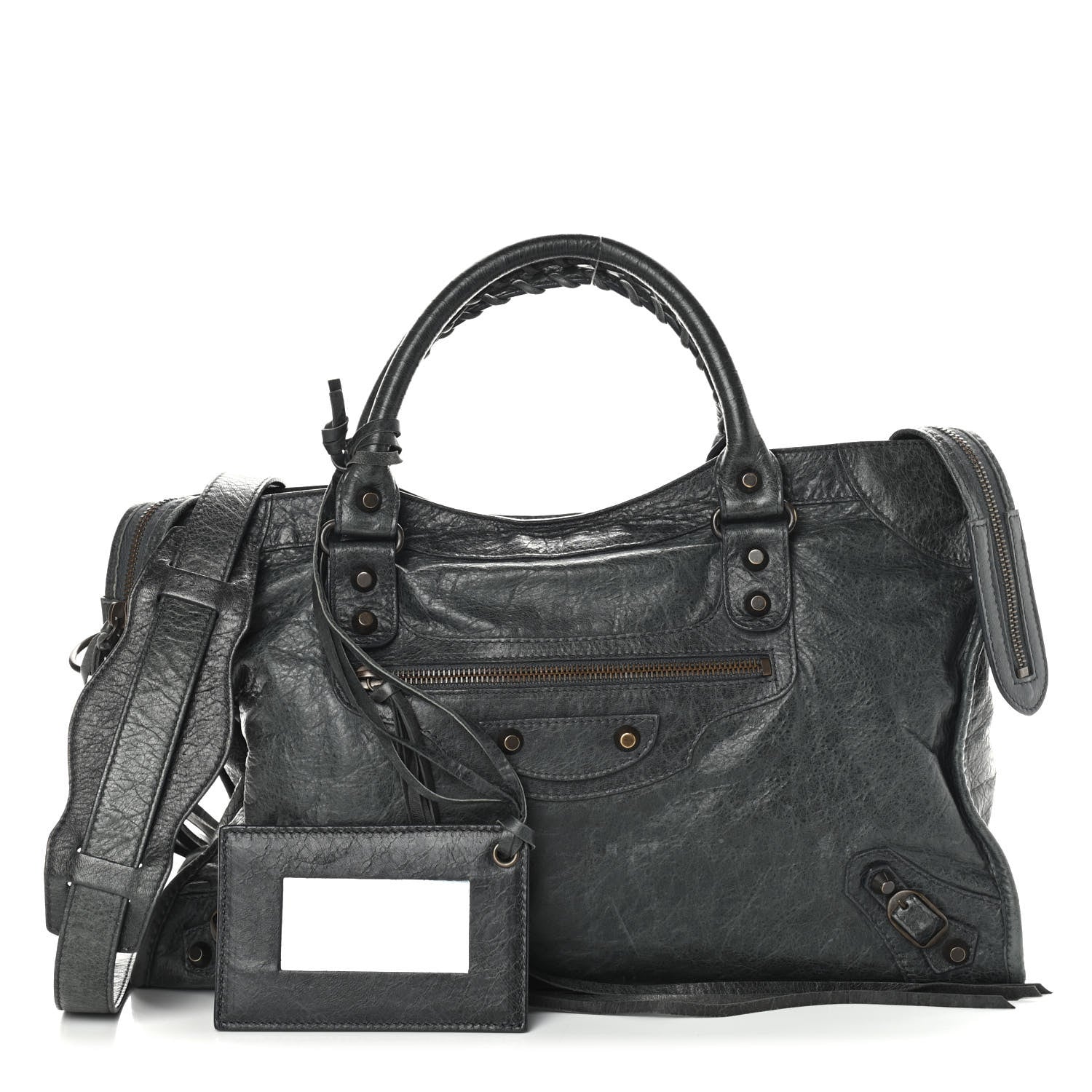 Balenciaga Agneau Classic Hardware City Anthracite 1 of 9