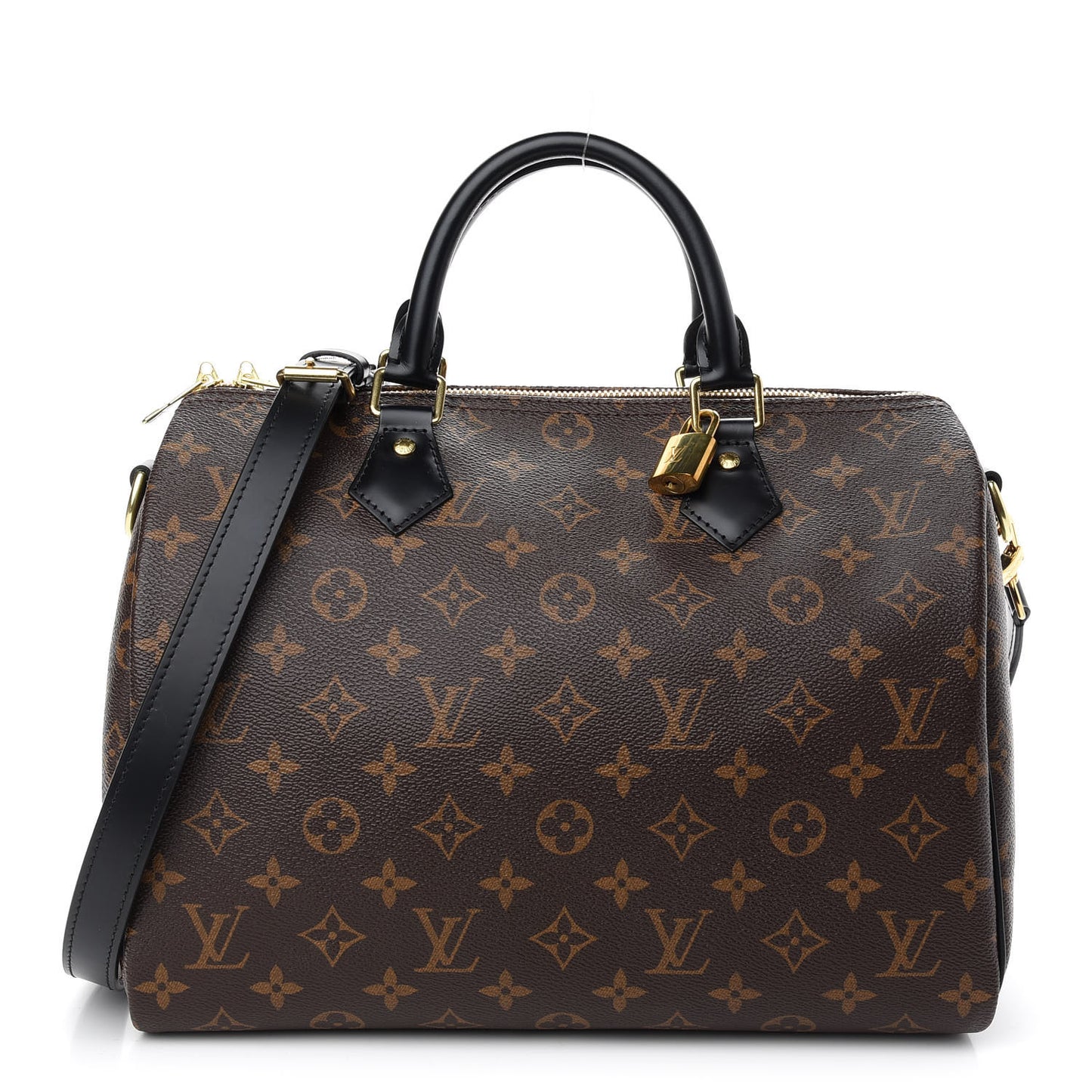 Monogram My World Tour Speedy Bandouliere 30 Black
