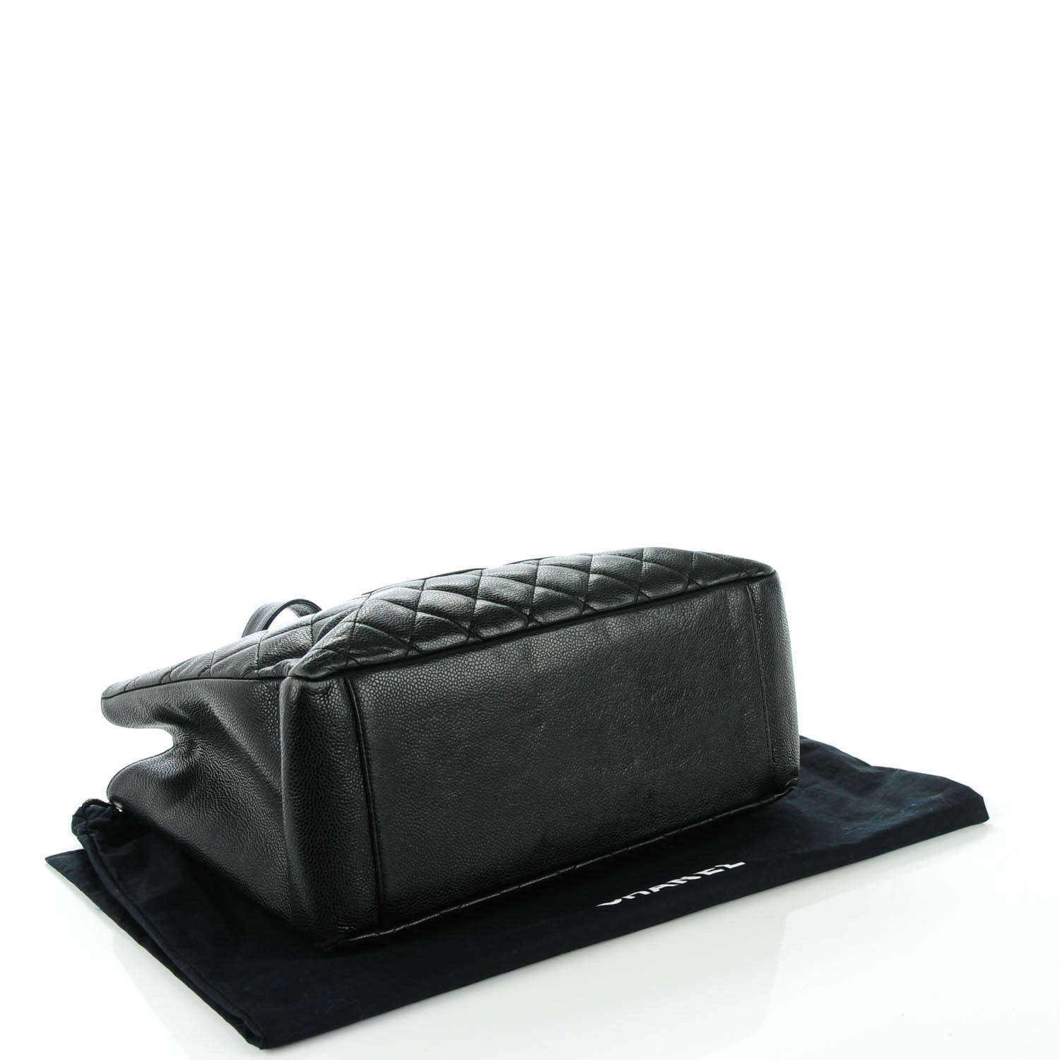 Chanel Caviar Quilted Grand Shopping Tote GST Black 4 of 7